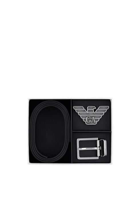 Emporio Armani Gift box Cofanetto regalo con cintura reversibile e fibbia intercambiabile UNI  - Francavilla Moda